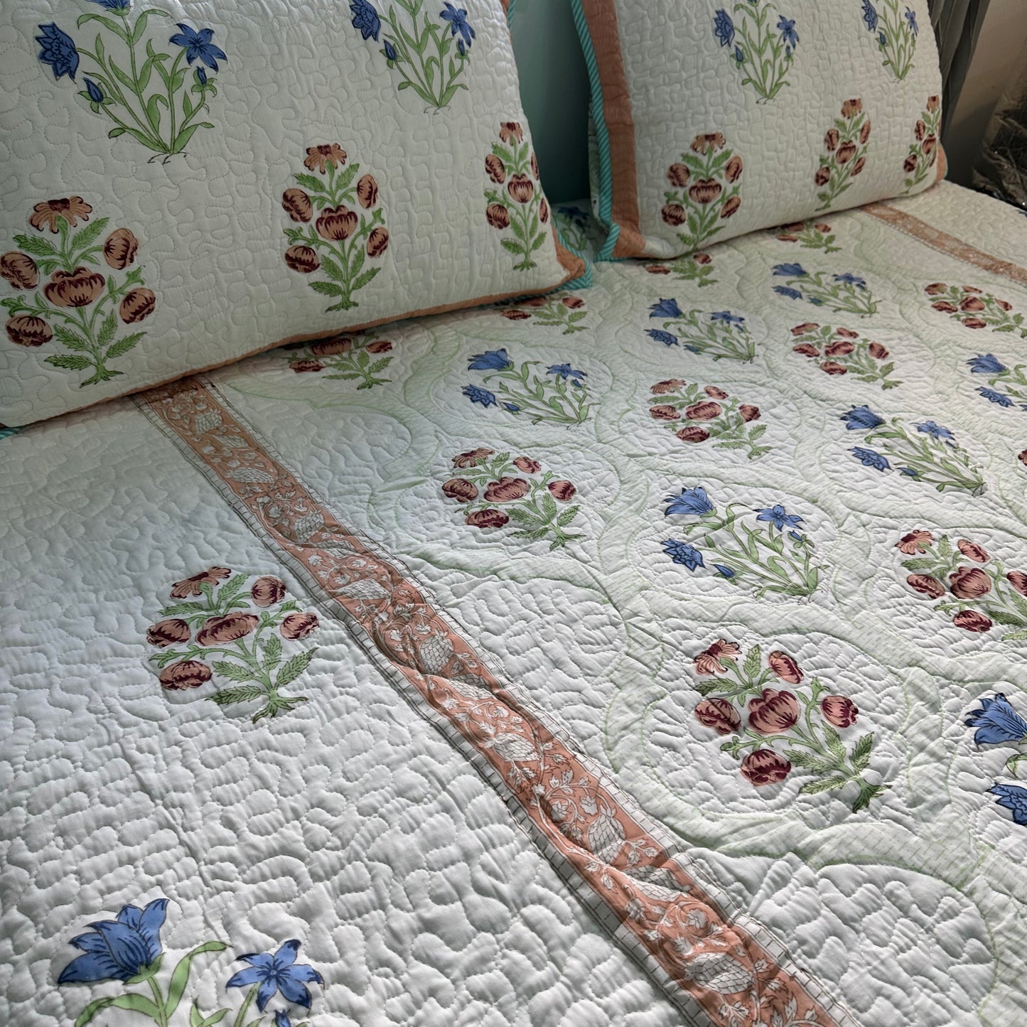 ZEENAT QUILED BEDCOVER