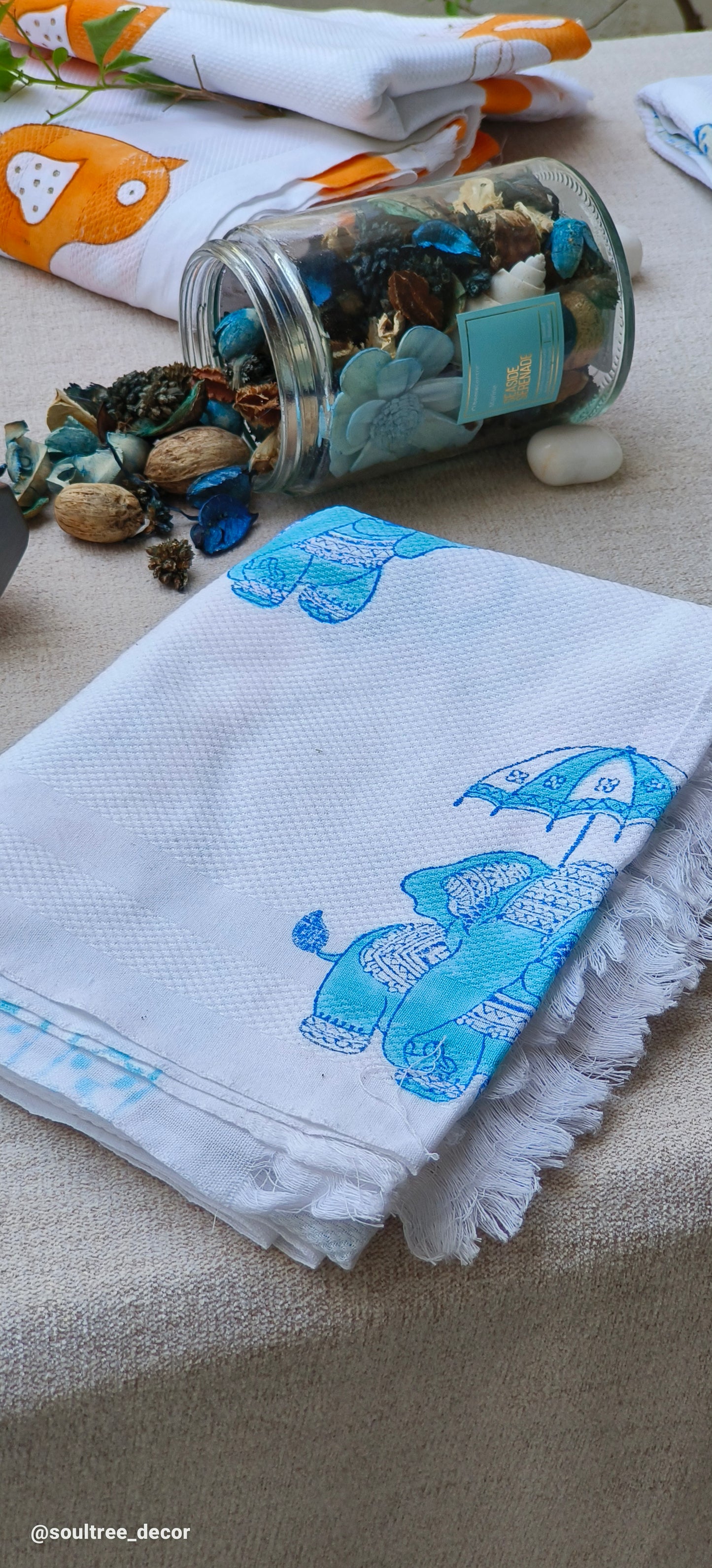 BLUE BABY TOWEL